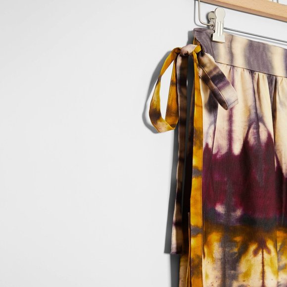 Anthropologie Heidi Tie-Dye Wrap Maxi Skirt - Picture 3 of 5